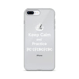 Keep Calm and Practice Ho'oponopono iPhone Case White, White tipology,