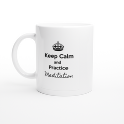 Taza Keep Calm and Practice Meditation